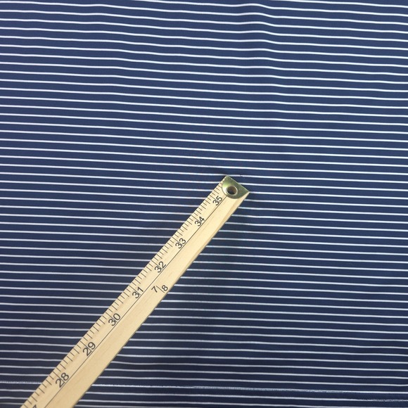 Southern Tide Charlotte 49ers Polo Large Tide To Trail Blue Striped Short Sleeve - Picture 4 of 9